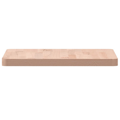 Tischplatte 40x40x2,5 cm Quadratisch Massivholz Buche