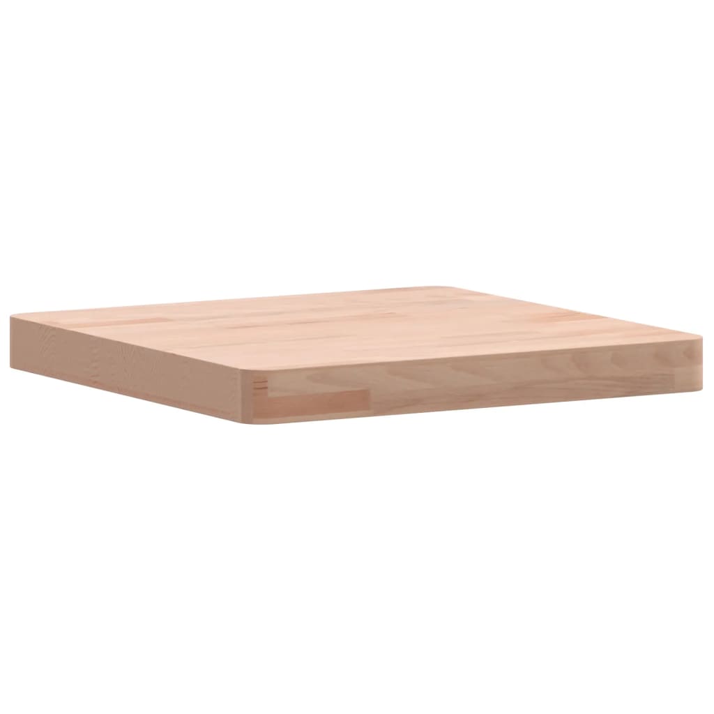 Tischplatte 40x40x4 cm Quadratisch Massivholz Buche