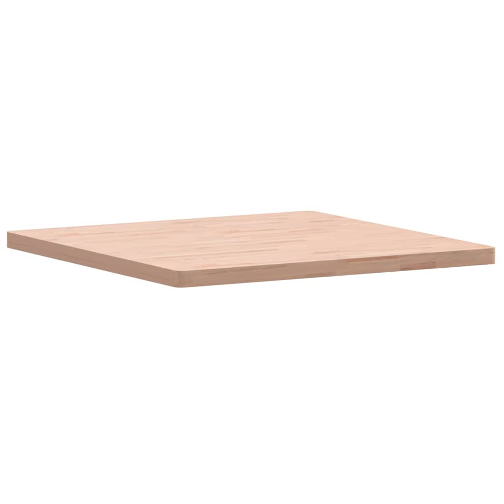 Tischplatte 90x90x4 cm Quadratisch Massivholz Buche