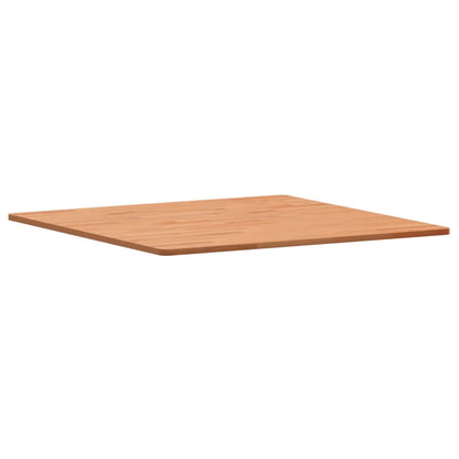 Tischplatte 80x80x1,5 cm Quadratisch Massivholz Buche