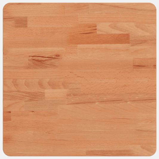 Tischplatte 40x40x2,5 cm Quadratisch Massivholz Buche