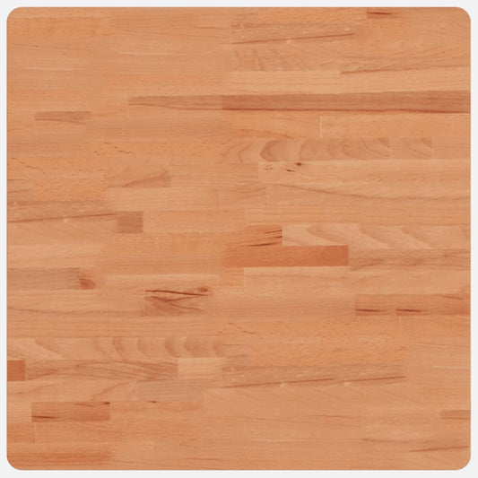 Tischplatte 60x60x4 cm Quadratisch Massivholz Buche