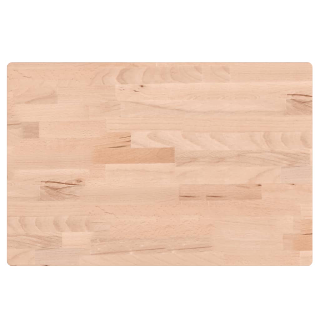 Waschtischplatte 60x40x1,5 cm Massivholz Buche