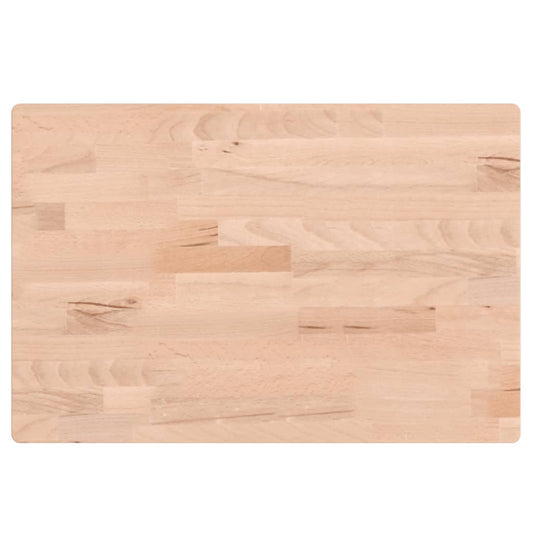 Waschtischplatte 60x40x1,5 cm Massivholz Buche