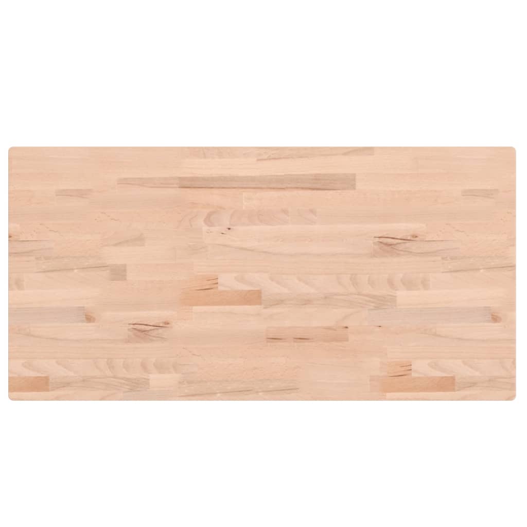 Waschtischplatte 100x50x4 cm Massivholz Buche