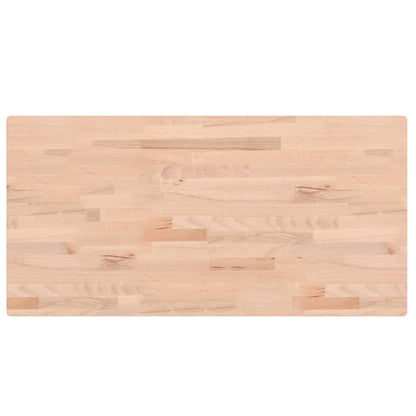 Waschtischplatte 100x50x4 cm Massivholz Buche