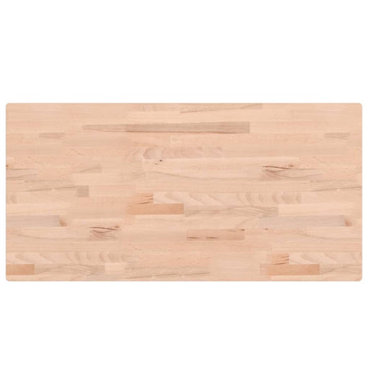 Waschtischplatte 100x50x4 cm Massivholz Buche