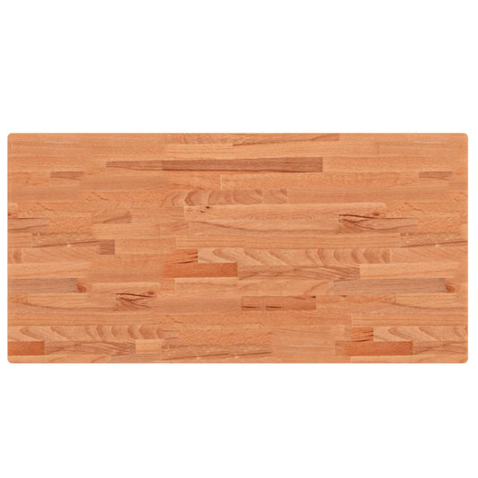 Waschtischplatte 100x50x4 cm Massivholz Buche