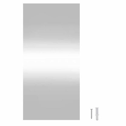 Wandspiegel mit LED-Leuchten 30x60 cm Glas Rechteckig