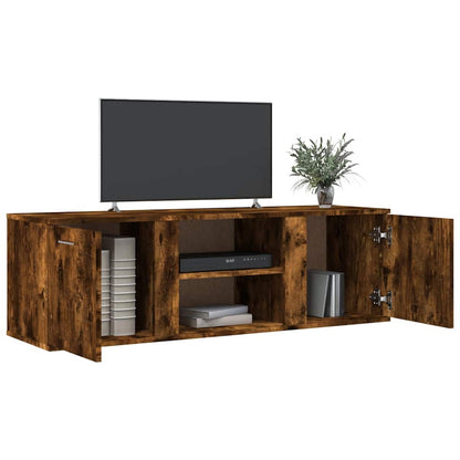 TV-Schrank Räuchereiche 120x34x37 cm Holzwerkstoff