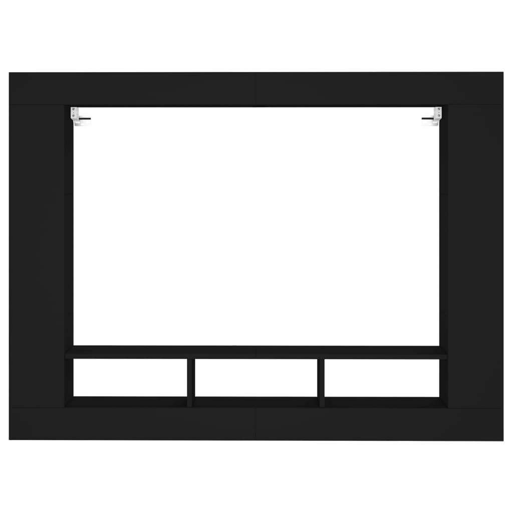 TV-Schrank Schwarz 152x22x113 cm Holzwerkstoff