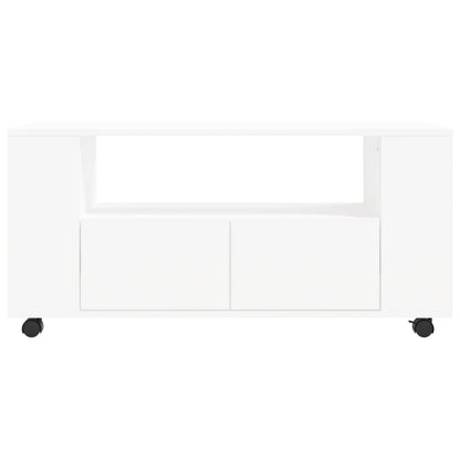 TV-Schrank Weiß 102x34,5x43 cm Holzwerkstoff