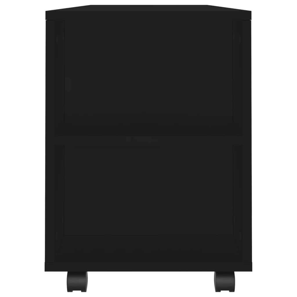 TV-skab Sort 102x34,5x43 cm Træ Materiale