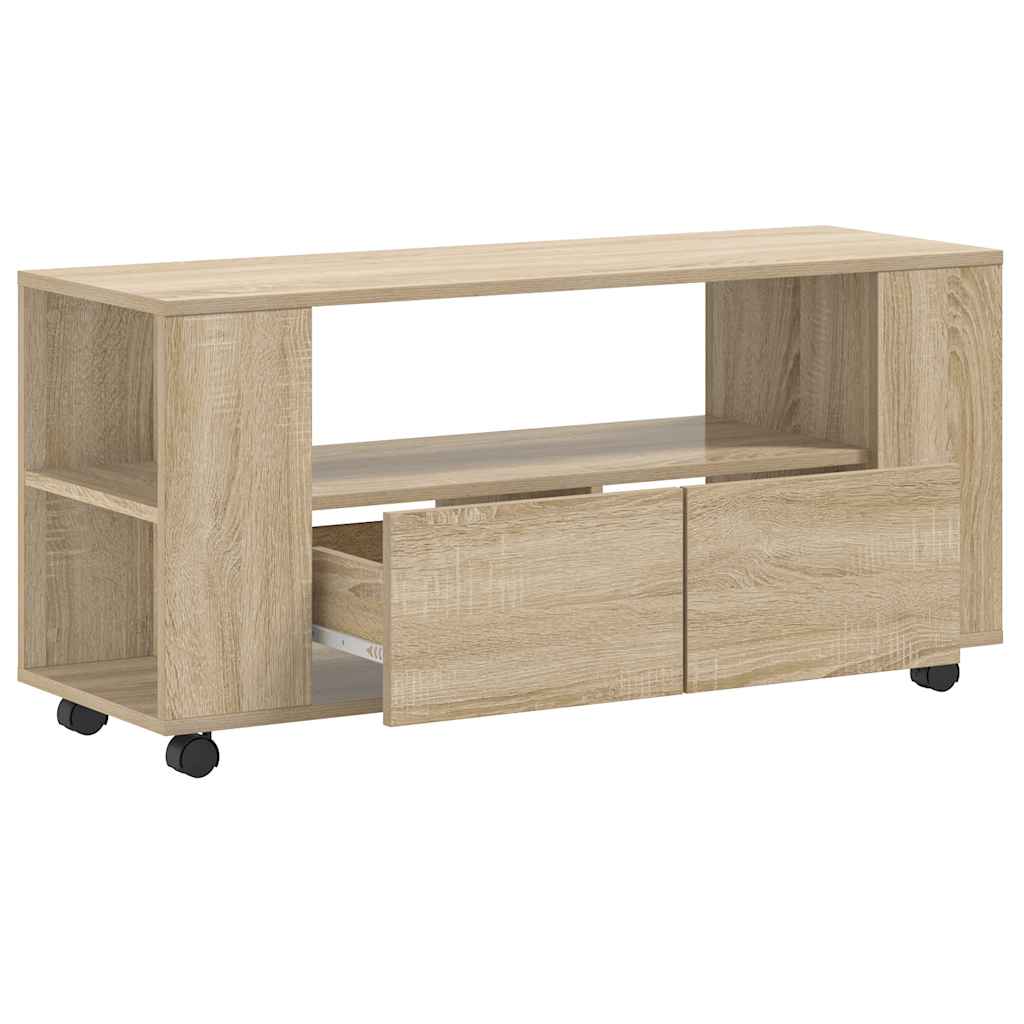 TV-Schrank Sonoma-Eiche 102x34,5x43 cm Holzwerkstoff
