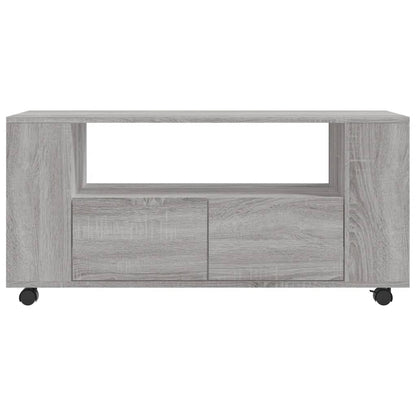 TV-Schrank Grau Sonoma 102x34,5x43 cm Holzwerkstoff