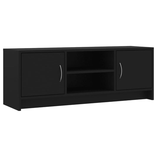 TV-skab Sort 102x30x37,5 cm Træ Materiale
