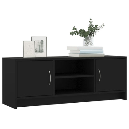 TV-skab Sort 102x30x37,5 cm Træ Materiale