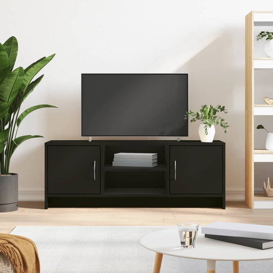 TV-skab Sort 102x30x37,5 cm Træ Materiale
