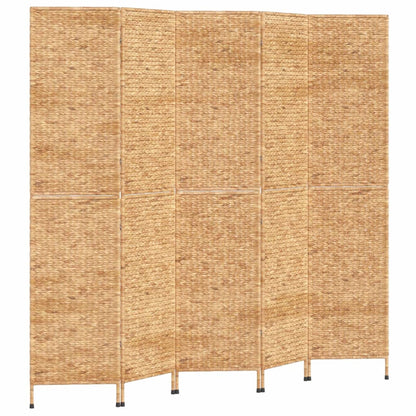 5-delt foldeskærm 205x180 cm vandhyacint
