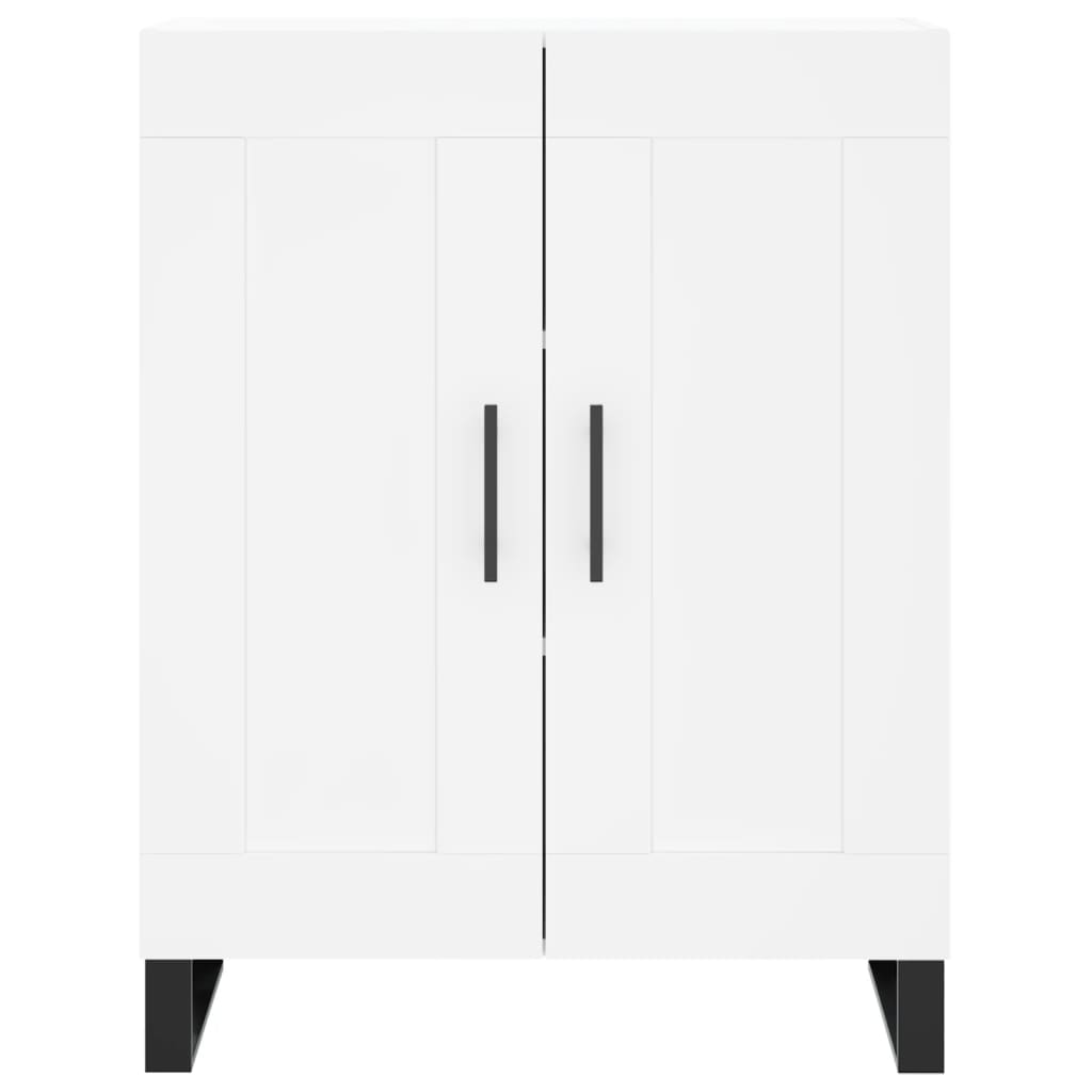 Highboard Weiß 69,5x34x180 cm Holzwerkstoff