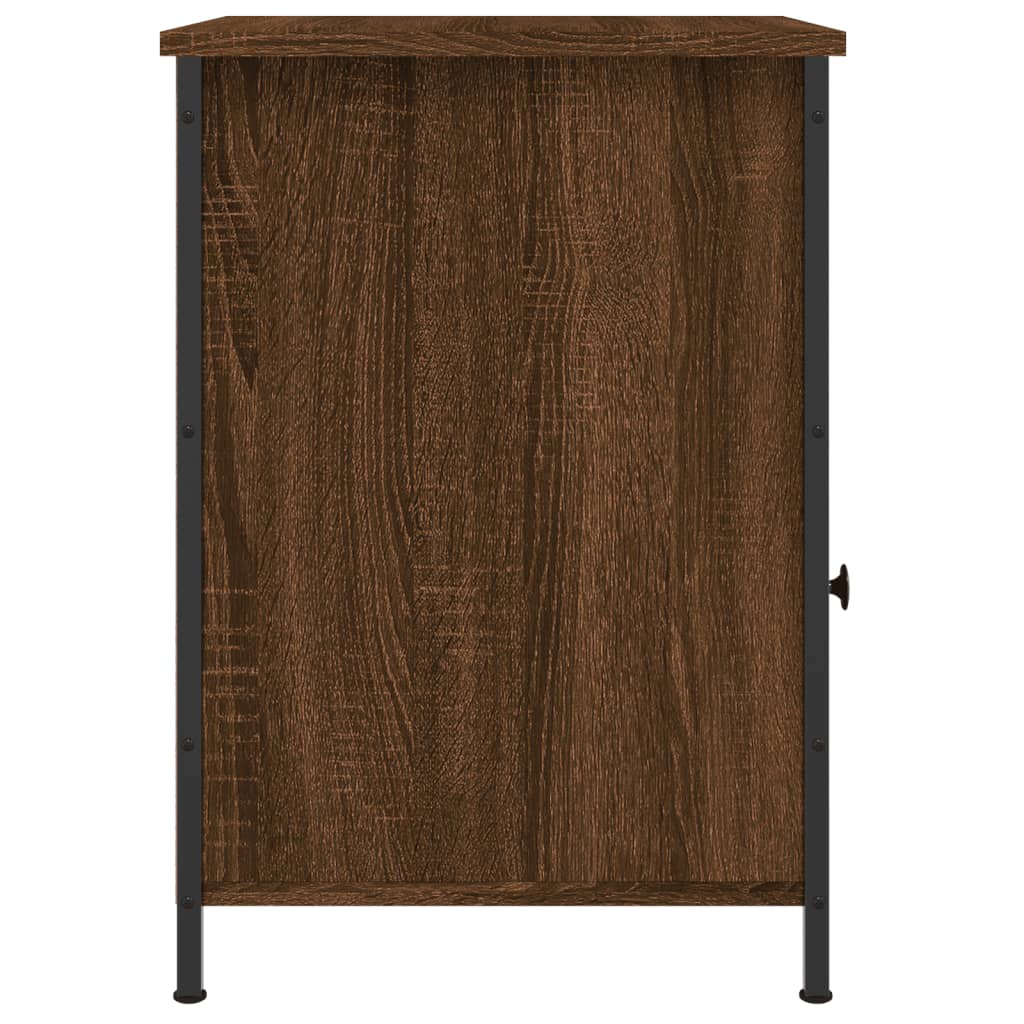 Nachttisch Braun Eichen-Optik 40x42x60 cm Holzwerkstoff