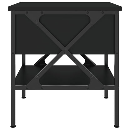 Nachttische 2 Stk. Schwarz 40x42x45 cm Holzwerkstoff
