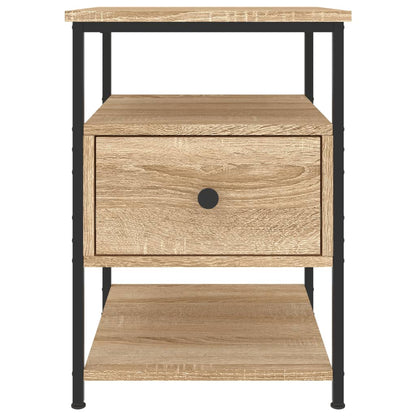Nachttische 2 Stk. Sonoma-Eiche 40x42x56 cm Holzwerkstoff