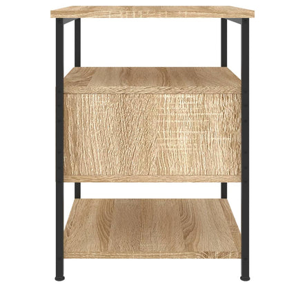 Nachttische 2 Stk. Sonoma-Eiche 40x42x56 cm Holzwerkstoff