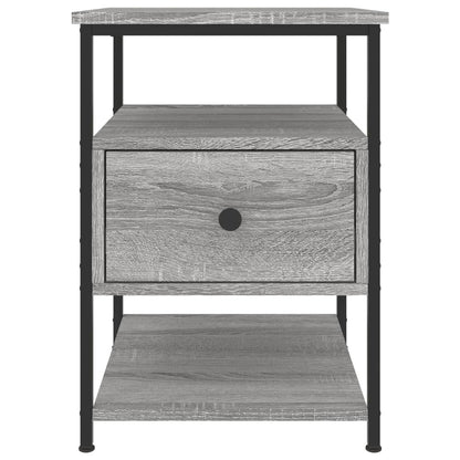 Nachttisch Grau Sonoma-Eiche 40x42x56 cm Holzwerkstoff