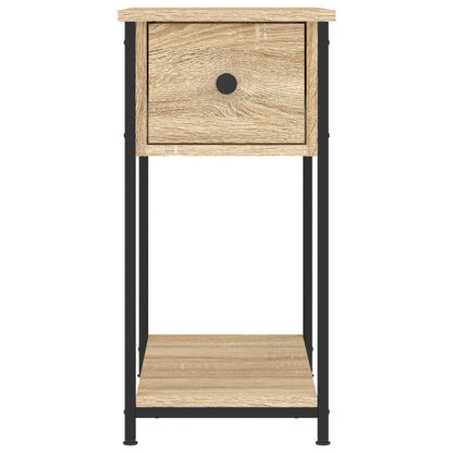 Nachttische 2 Stk. Sonoma-Eiche 30x60x60 cm Holzwerkstoff