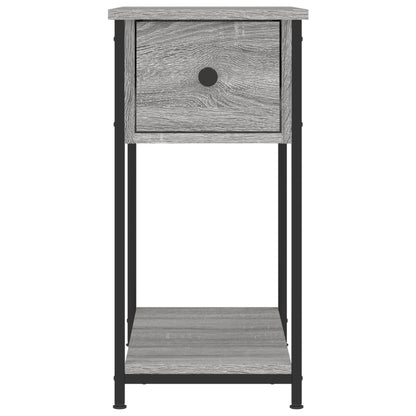 Nachttisch Grau Sonoma-Eiche 30x60x60 cm Holzwerkstoff