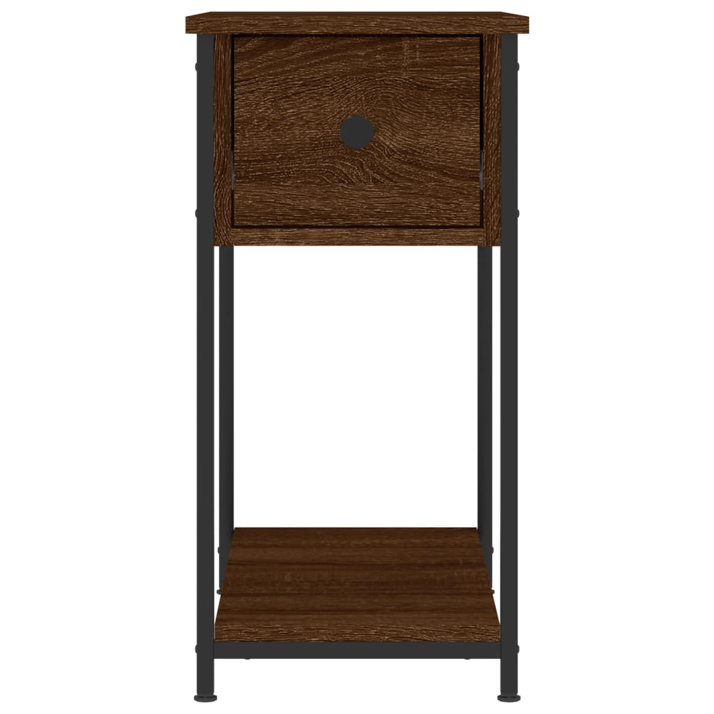 Nachttisch Braun Eichen-Optik 30x60x60 cm Holzwerkstoff