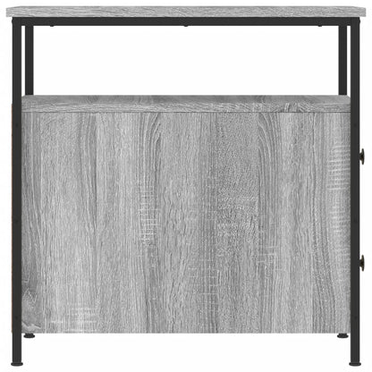 Nachttisch Grau Sonoma-Eiche 30x60x60 cm Holzwerkstoff