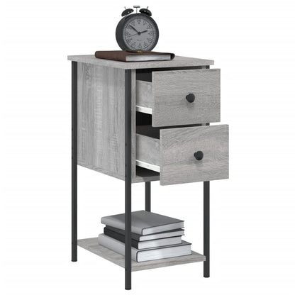 Nachttisch Grau Sonoma 32x42x70 cm Holzwerkstoff
