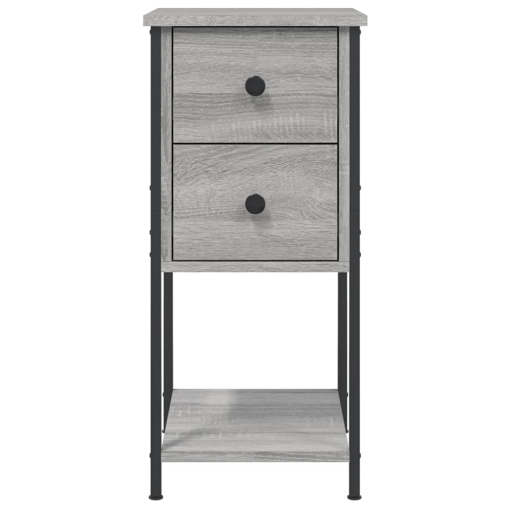 Nachttisch Grau Sonoma 32x42x70 cm Holzwerkstoff