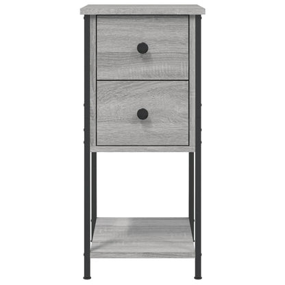 Nachttisch Grau Sonoma 32x42x70 cm Holzwerkstoff
