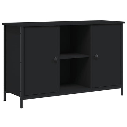 TV-skab Sort 100x35x65 cm Træ Materiale