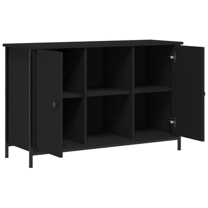 TV-skab Sort 100x35x65 cm Træ Materiale