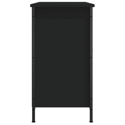 TV-skab Sort 100x35x65 cm Træ Materiale