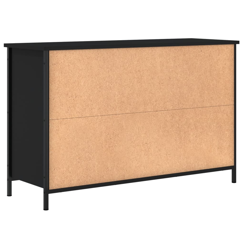 TV-skab Sort 100x35x65 cm Træ Materiale