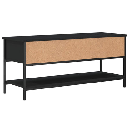 TV-skab Sort 100x35x45 cm Træ Materiale