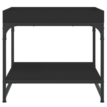 Couchtisch Schwarz 49,5x49,5x45 cm Holzwerkstoff