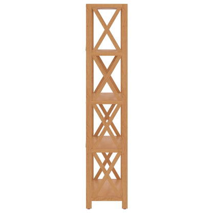 Regal mit 5 Böden 80x30x146 cm Massivholz Eiche