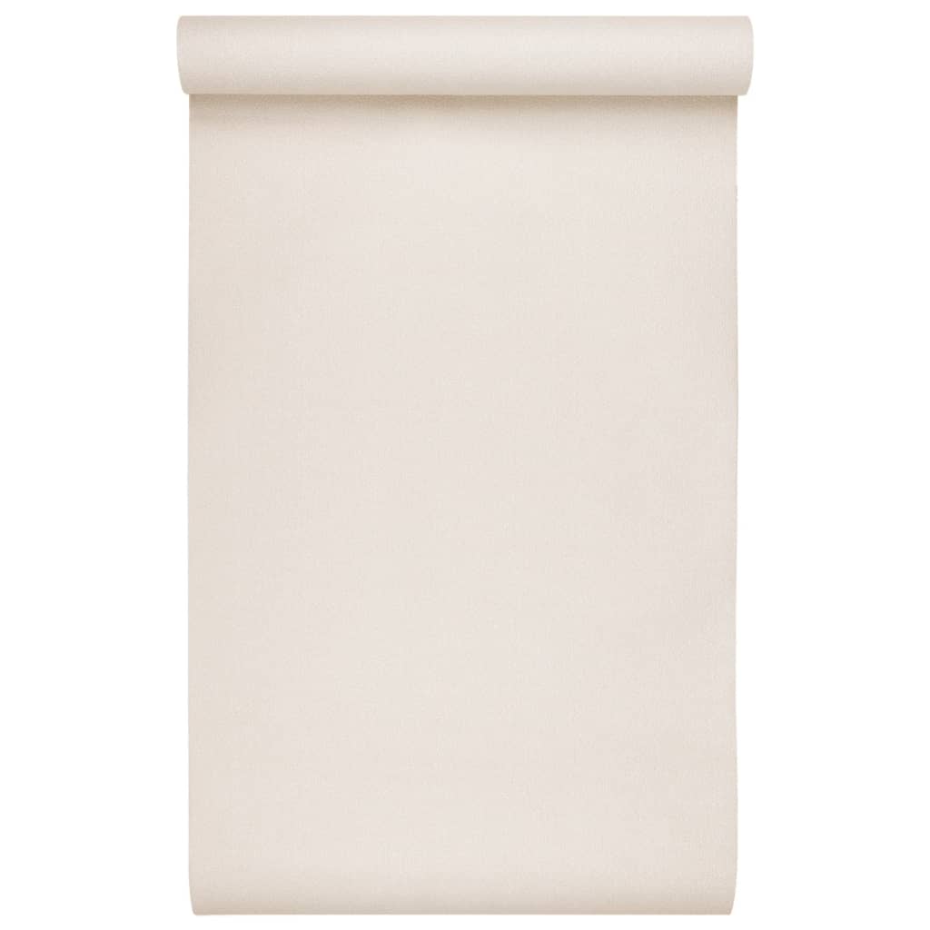 Vliestapete 3D Einfarbig Beige 10x0,53 m