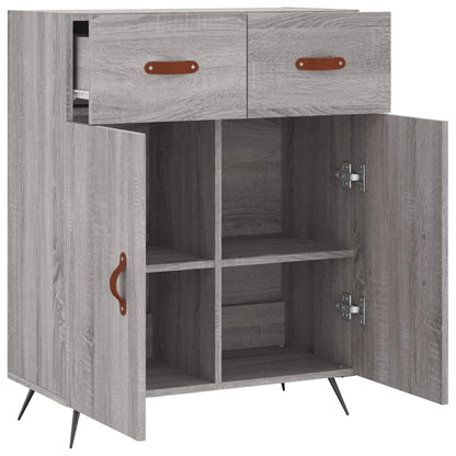 Sideboard Grau Sonoma 69,5x34x90 cm Holzwerkstoff