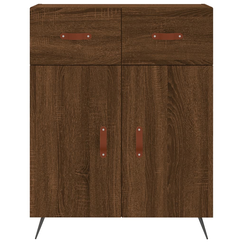 Sideboard Braun Eichen-Optik 69,5x34x90 cm Holzwerkstoff