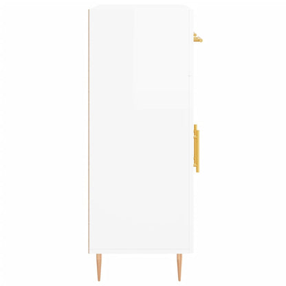 Sideboard Hochglanz-Weiß 69,5x34x90 cm Holzwerkstoff