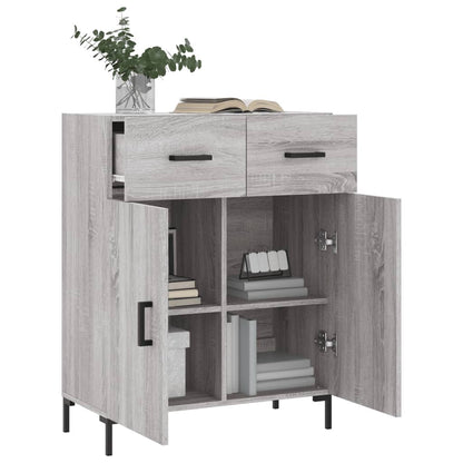 Sideboard Grau Sonoma 69,5x34x90 cm Holzwerkstoff