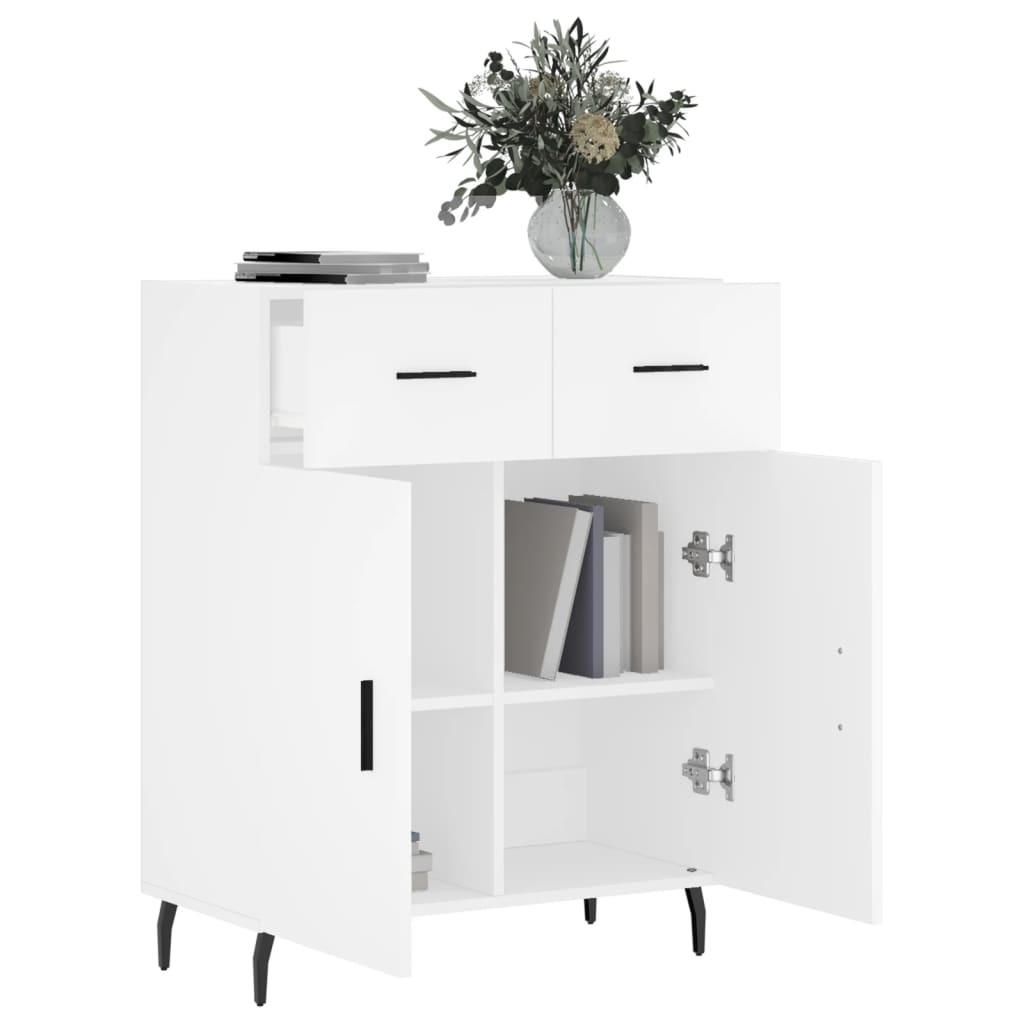 Sideboard Weiß 69,5x34x90 cm Holzwerkstoff