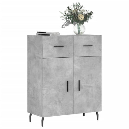 Sideboard Betongrau 69,5x34x90 cm Holzwerkstoff